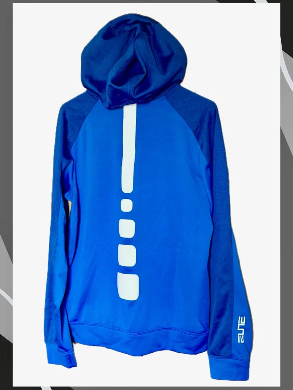 Nike Elite Therma-Fit Blue athletic Full-Zip Hooded Performance Jacket